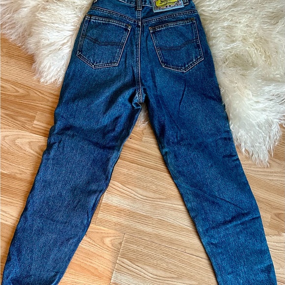 1980s Seruchi Suede Chaps-Style Jeans - Picture 4 of 13